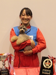 10月　快挙！！ 家庭犬訓練競技会 学生チャンピオン 写真