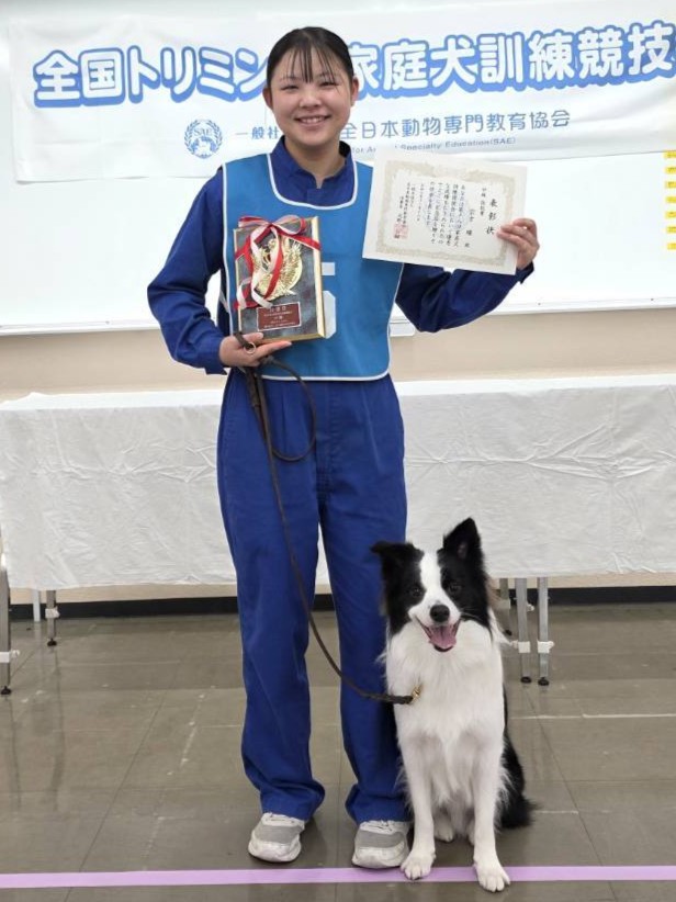 全国訓練競技会　準優勝 写真