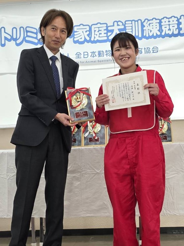 全国訓練競技会　準優勝 写真