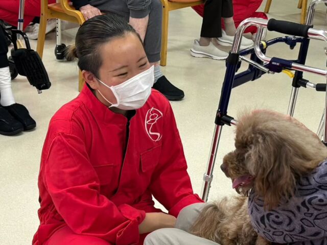 今日は#アニマルセラピー 🐶🌼に行ってきました✨
　
たくさんの方に抱っこして頂き撫でて頂きました💕

ワンちゃん達もお膝の上でリラックスしていて、寝ているワンちゃんもいました🐕️💤

今日はありがとうございました🎶
またよろしくお願い致します🙇‍♀️
🐾
🐾
🐾⁡
⁡⁡⁡⁡⁡⁡#いばらきどうぶつ専門学校 #いばらき動物専門学院 #動物専門学校 #いばどう #土浦市 #トリマー #ドッグトレーナー #動物看護師 #動物臨床助士 #飼育員 #ライセンス取得 #実習 #パートナードッグ #可愛い #iASC #いば動 #茨城 #動物 #専門 #学校 #犬 #オープンキャンパス⁡ #個別相談⁡ #セラピー⁡  #トイプードル