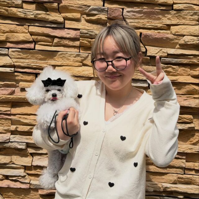 卒業生が遊びに来てくれました👏✨
⁡
 #担当犬 の 「彗空」くんも一緒に☄️✨️
お仕事が楽しいみたいで良かった☺️💕
⁡
またすぐに遊びに来てね〜🍒ྀི
🐾
🐾
🐾⁡
⁡⁡⁡#いばらきどうぶつ専門学校 #動物専門学校 #いばどう #可愛い卒業生 iASC自慢の卒業生