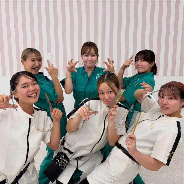 今日は１年生初めての実技試験でした🤗
⁡
みんなものすごく緊張していましたが
無事にやり遂げることができました👍
⁡
まだまだ覚えることはたくさん💦
来週の実習からも頑張っていこう~💪🔥
⁡
みんなお疲れ様‼️
🐾
🐾
🐾
⁡#いばらきどうぶつ専門学校